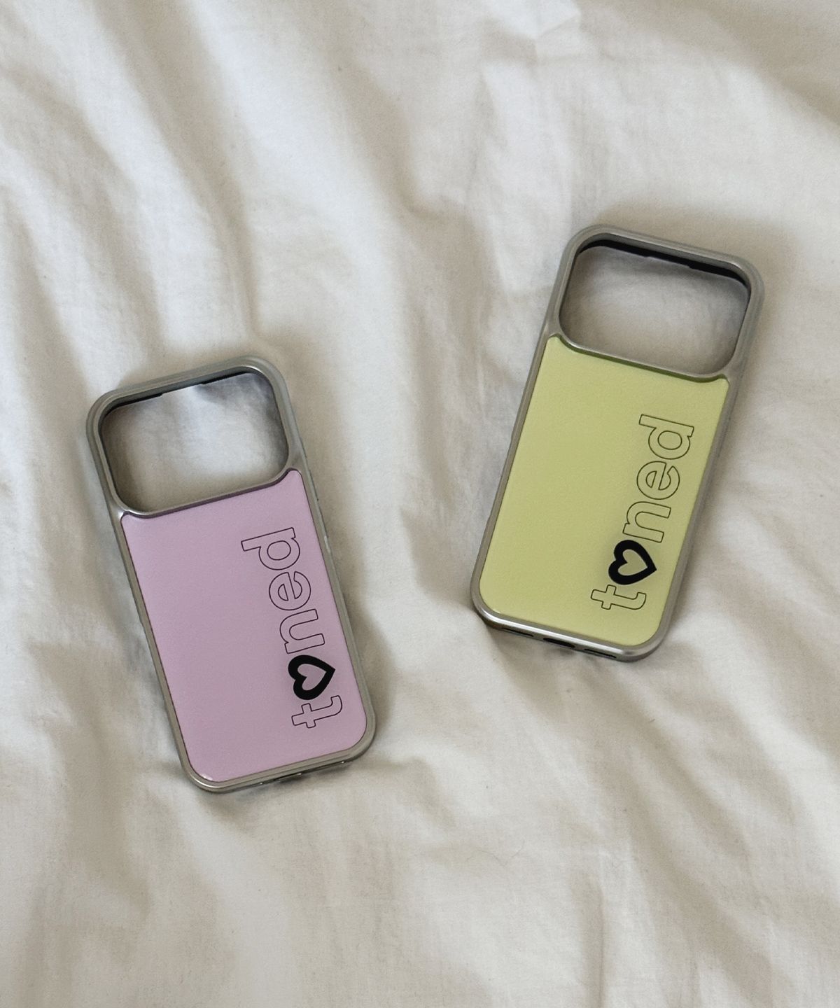 톤드(TONED) Toned heart iphone case (butter)