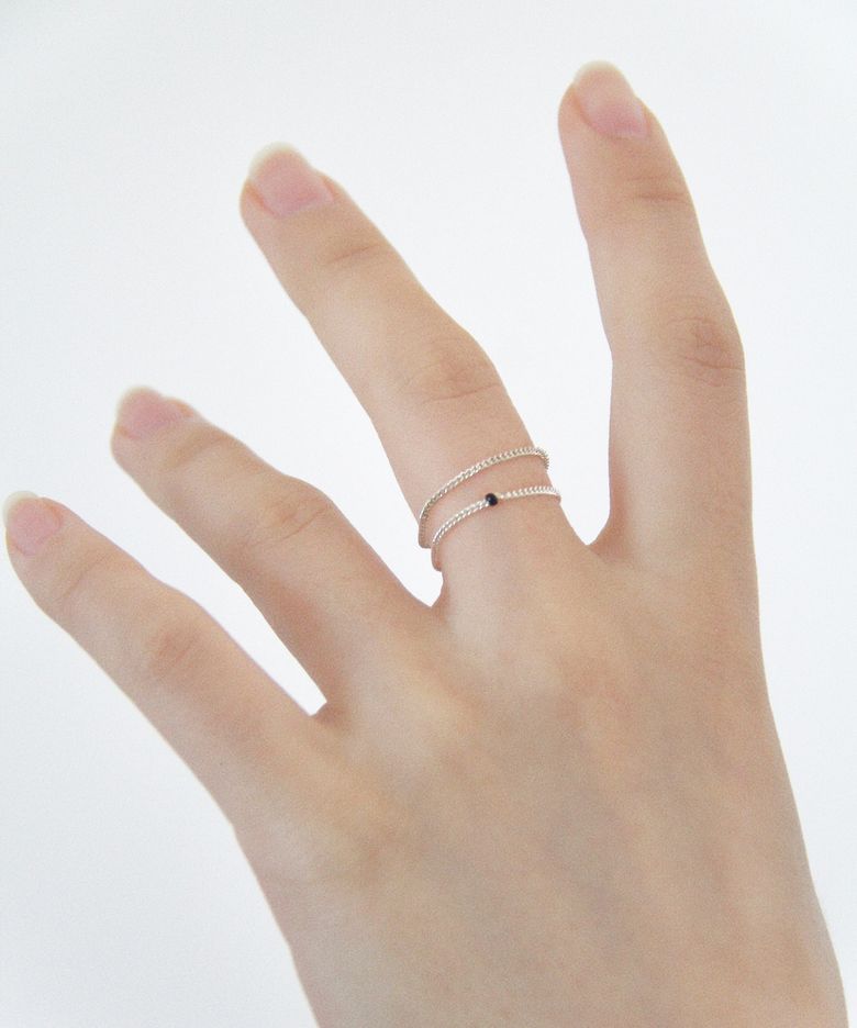 Only Silver Chain Ring 오직 실버 체인 반지