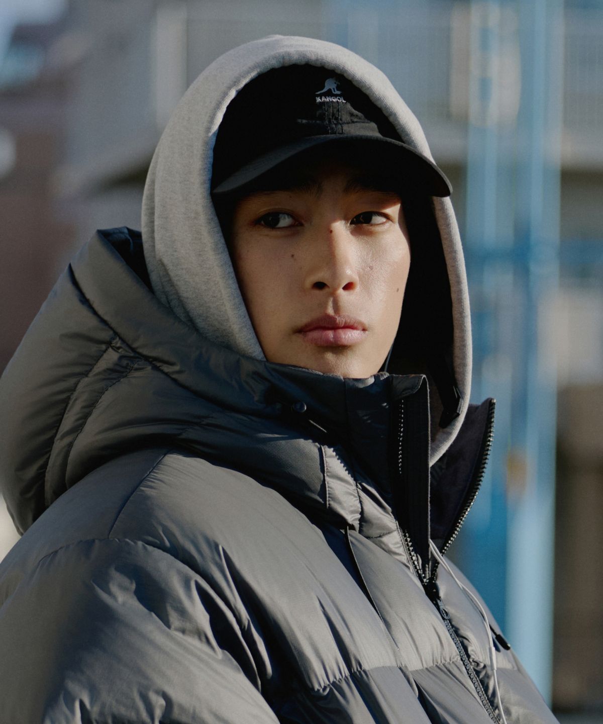 캉골(KANGOL) 플리스 이어플랩 캡 4672 블랙