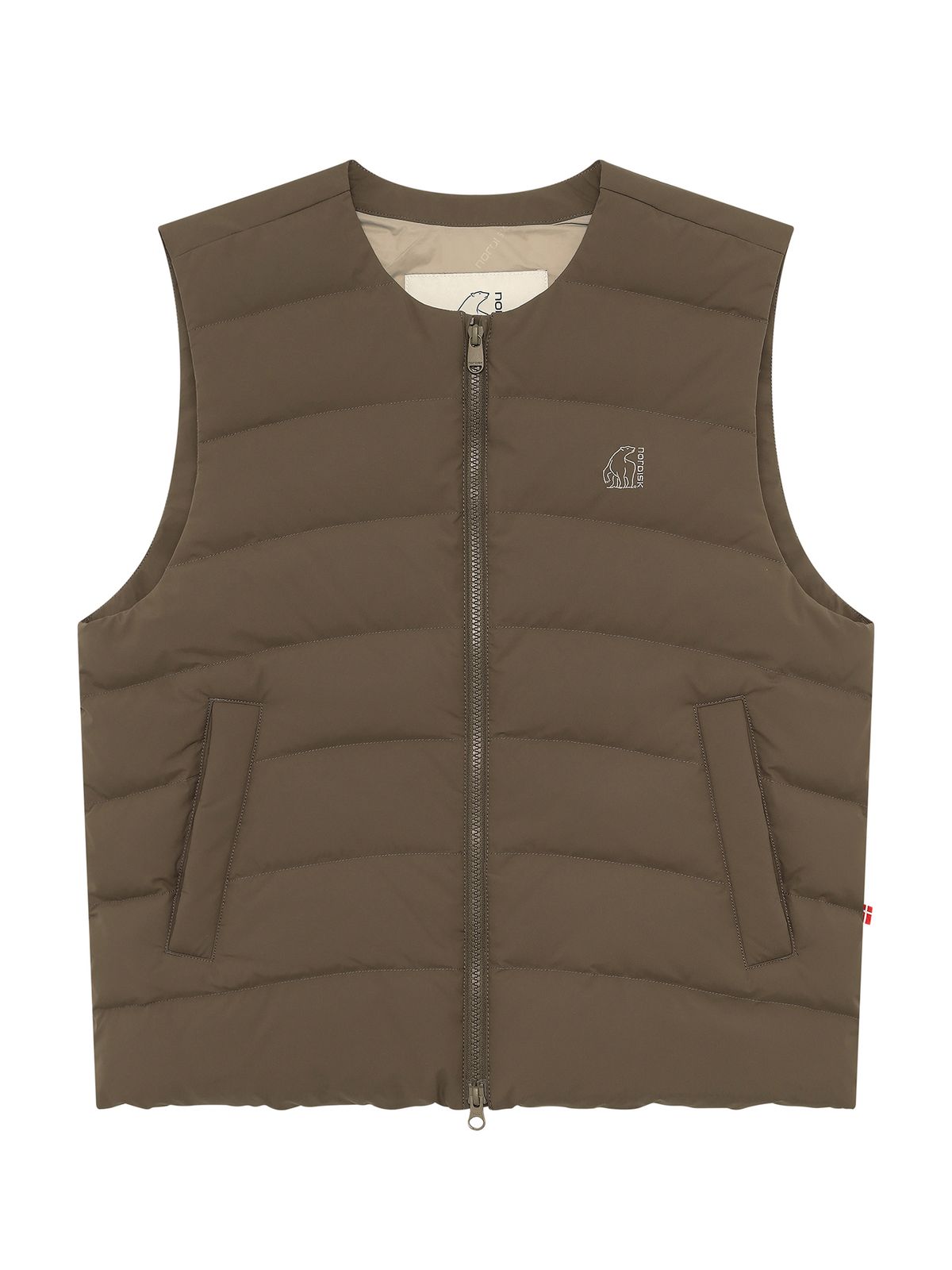 노르디스크(NORDISK) 아몬드 경량 크리스탈 다운 베스트 - U_Brown_OUW26503E7