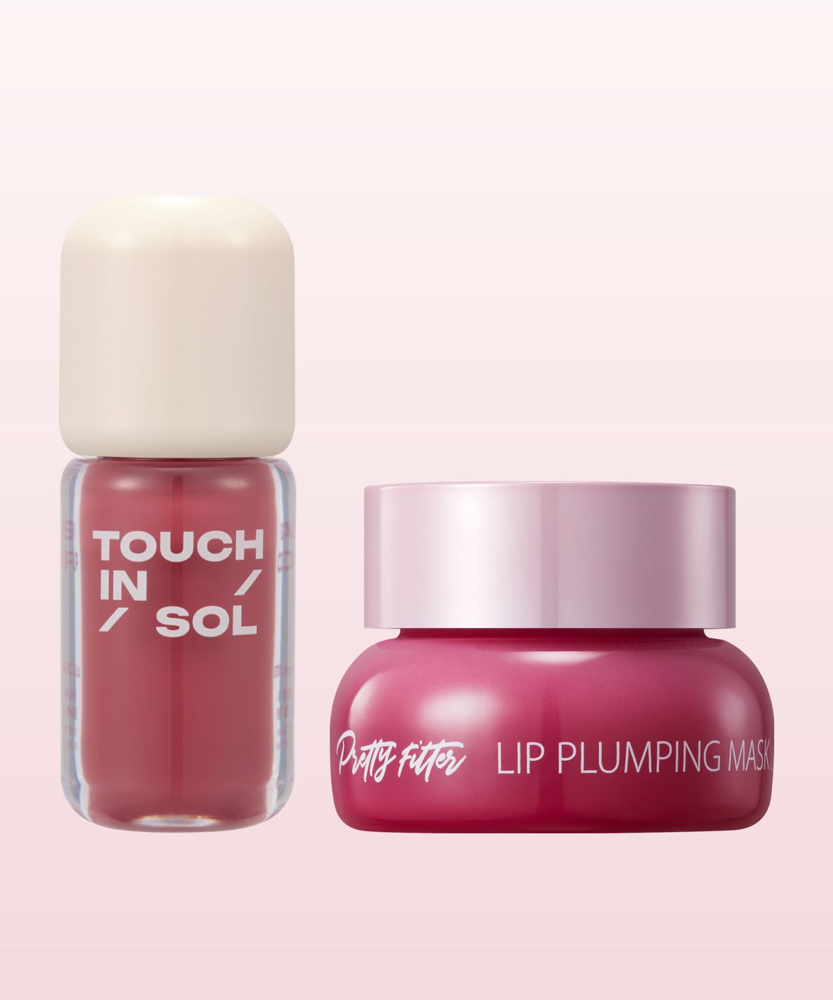 터치인솔(TOUCH IN SOL) [SET] 글래시 컬러 립+립 플럼핑 마스크 (+프렙 1ml×2개)