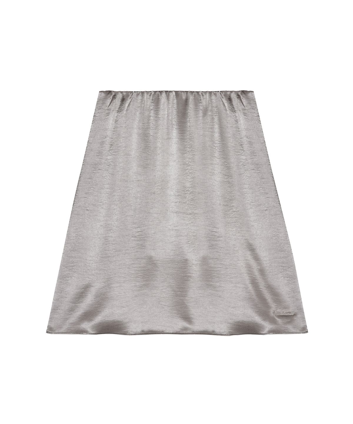 닉앤니콜(NICK&NICOLE) GLOW SATIN MIDI SKIRT_BEIGE