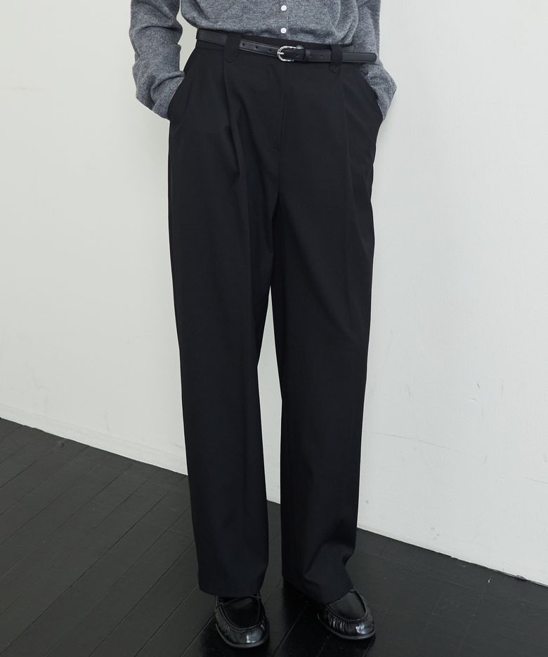 Soft Tapered Pants_Black