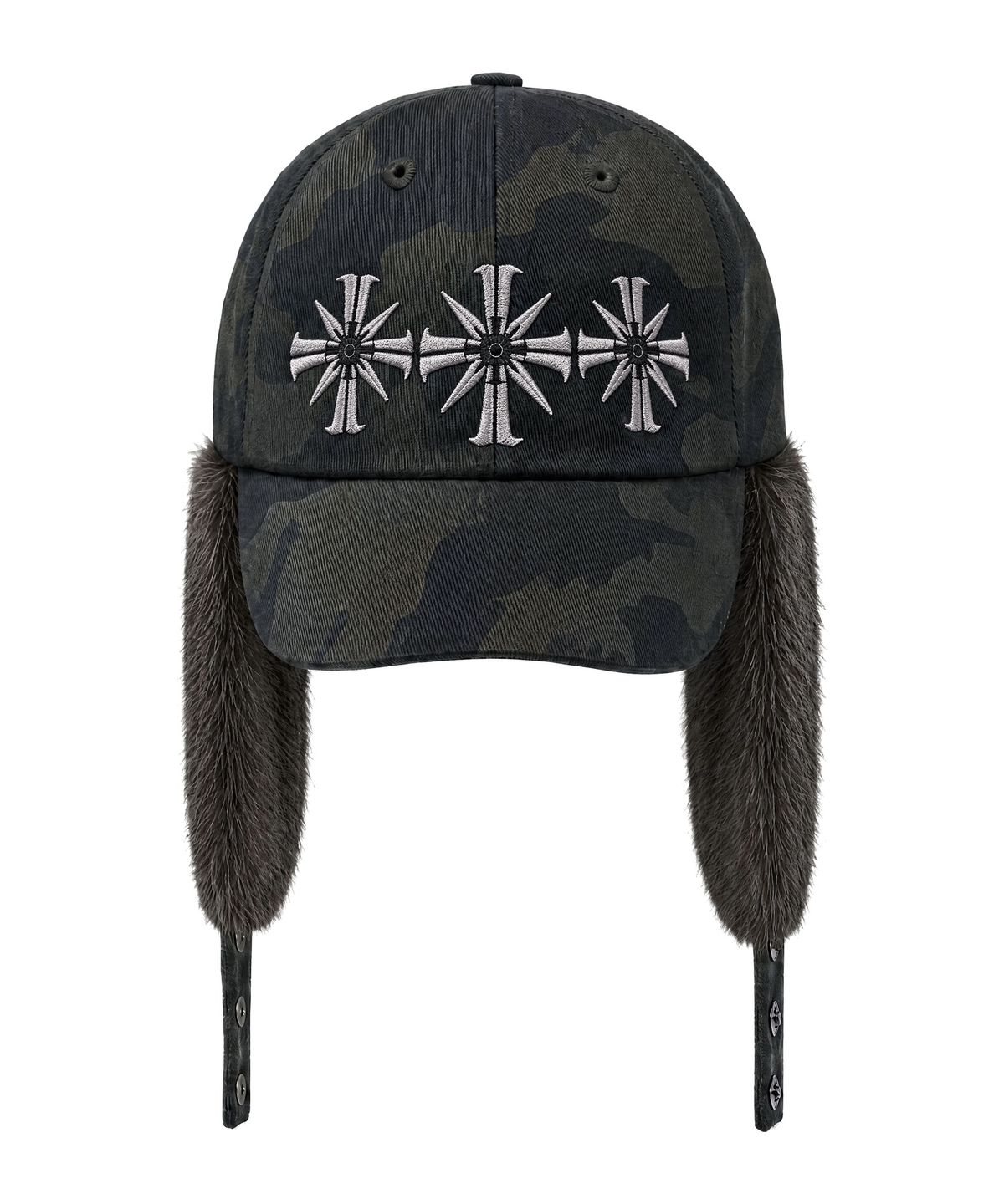 아이돈워너셀(IDWS) Trinity View Fur Maxi Cap Multi