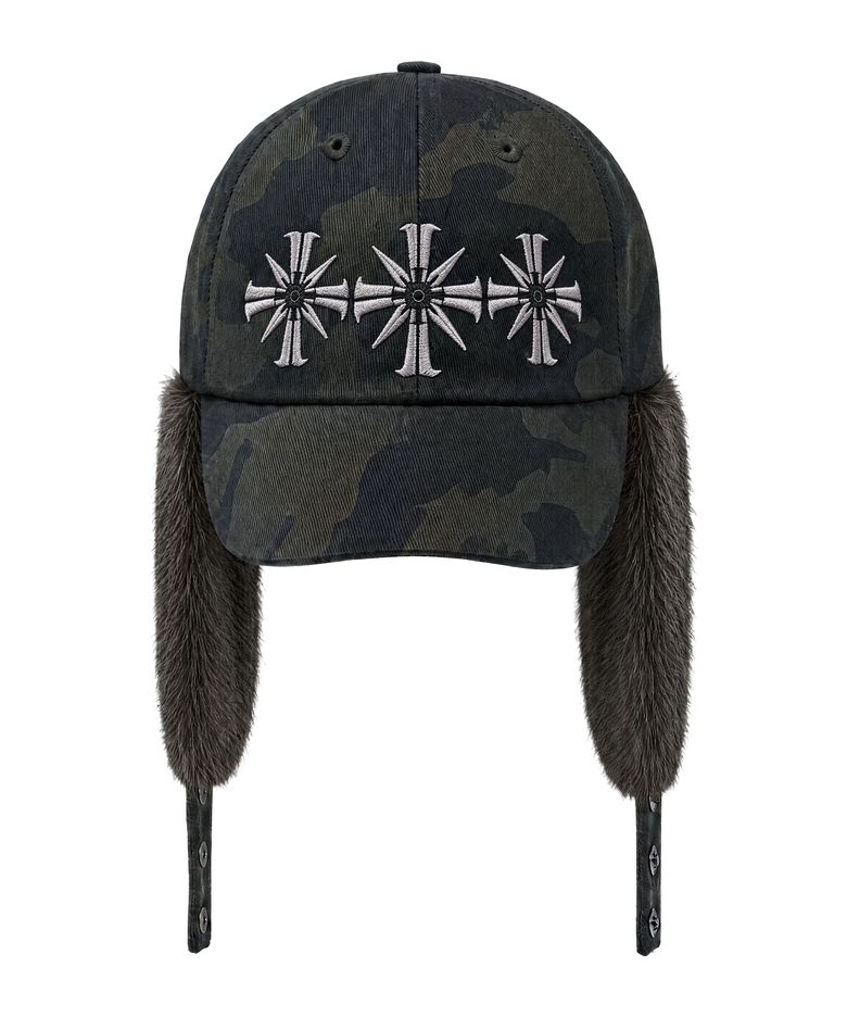 Trinity View Fur Maxi Cap Multi