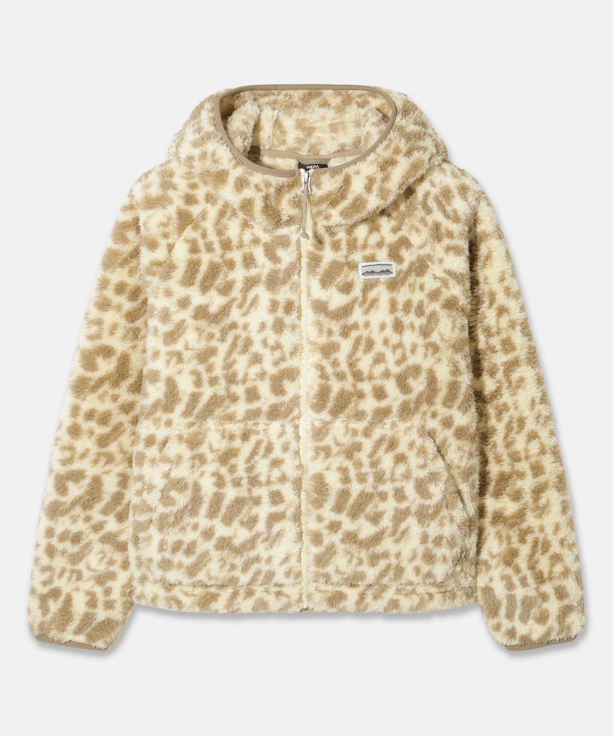 네파(NEPA) 7M86163 여성 하이로프트 패턴 플리스 후디 자켓