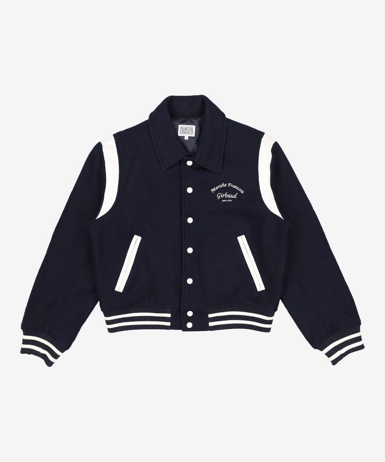 WOOL BLENDED VARSITY JACKET S