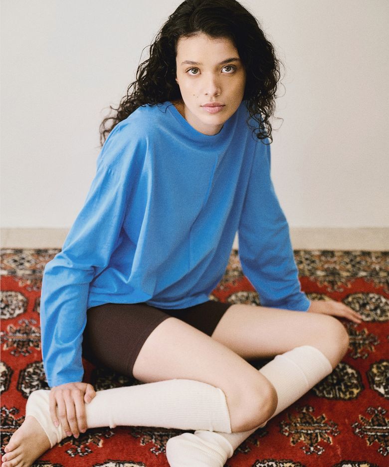 Sunray Long Sleeve Tee (Vivid Blue)
