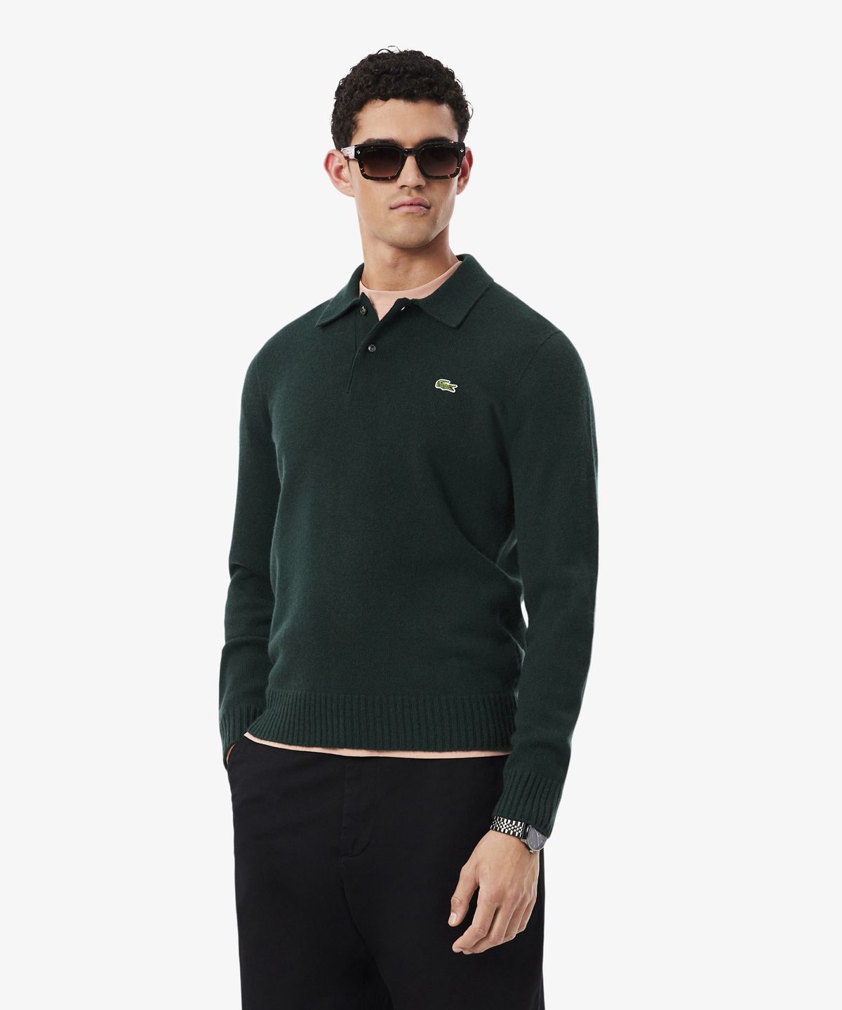 라코스테(LACOSTE) 남성 캐시미어 스웨터 폴로셔츠 AH9922-56N YZP