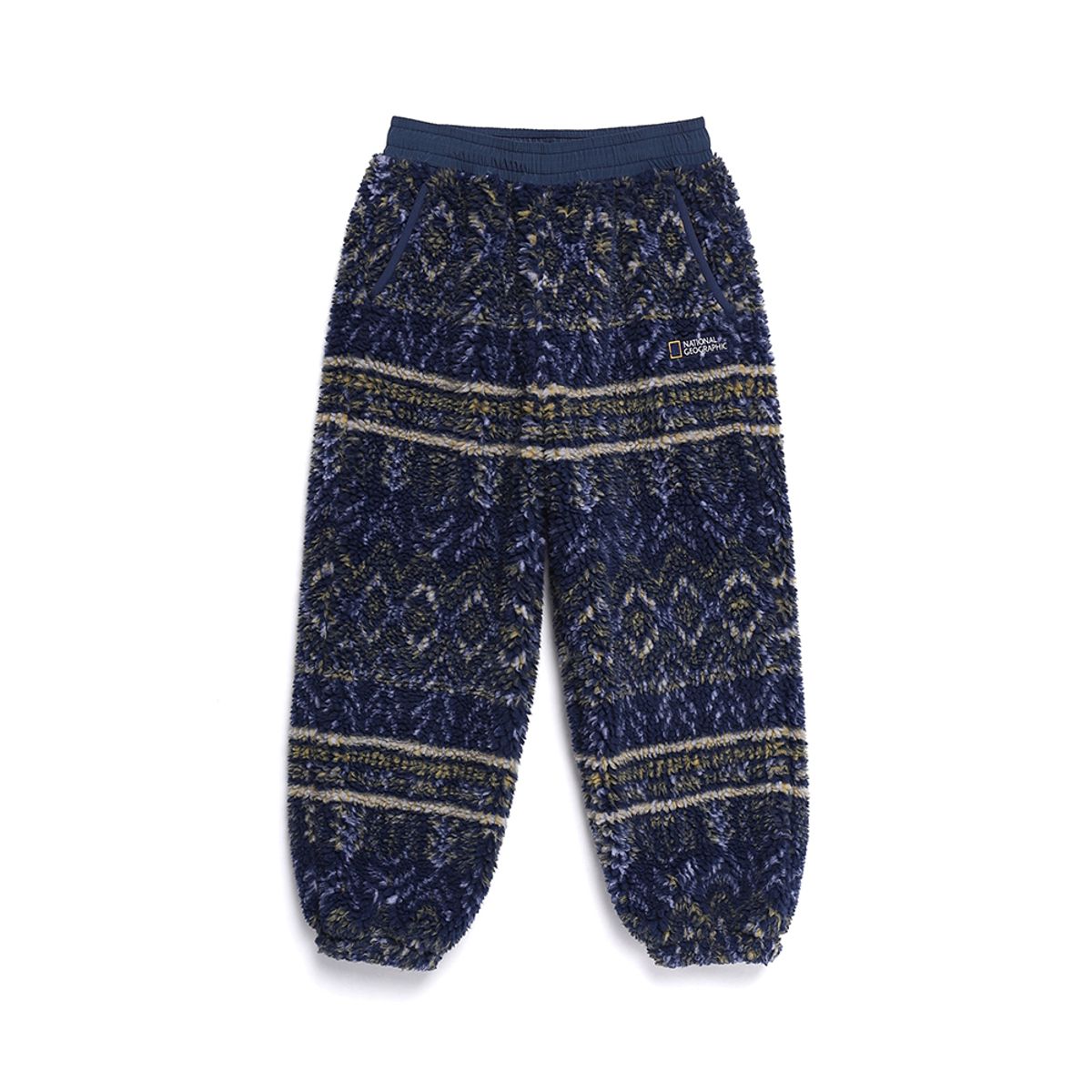 내셔널지오그래픽 키즈(NATIONAL GEOGRAPHIC KIDS) K264UPT940 전판 플리스 팬츠 NAVY