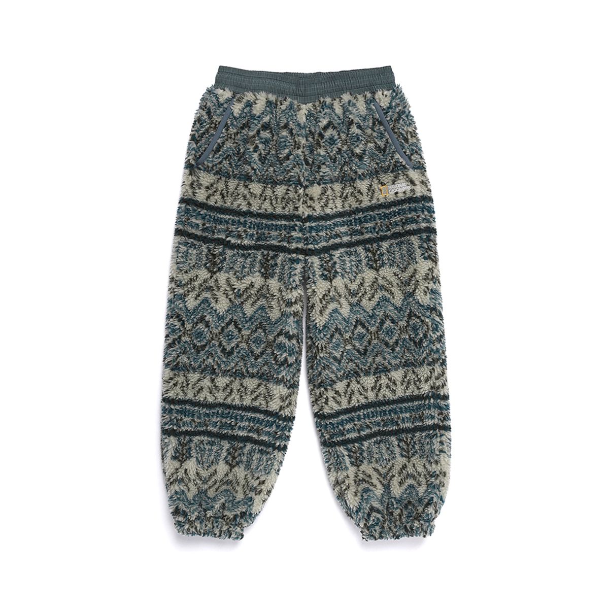 내셔널지오그래픽 키즈(NATIONAL GEOGRAPHIC KIDS) K264UPT940 전판 플리스 팬츠 ASH GREEN