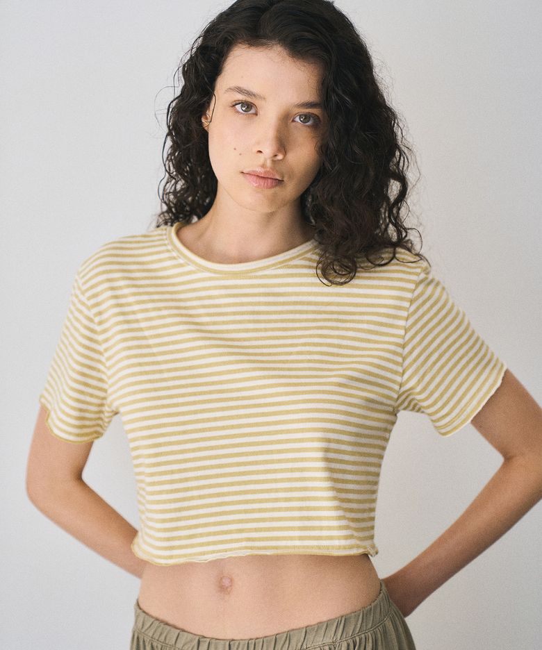 Maison Crop Tee (Yellow)