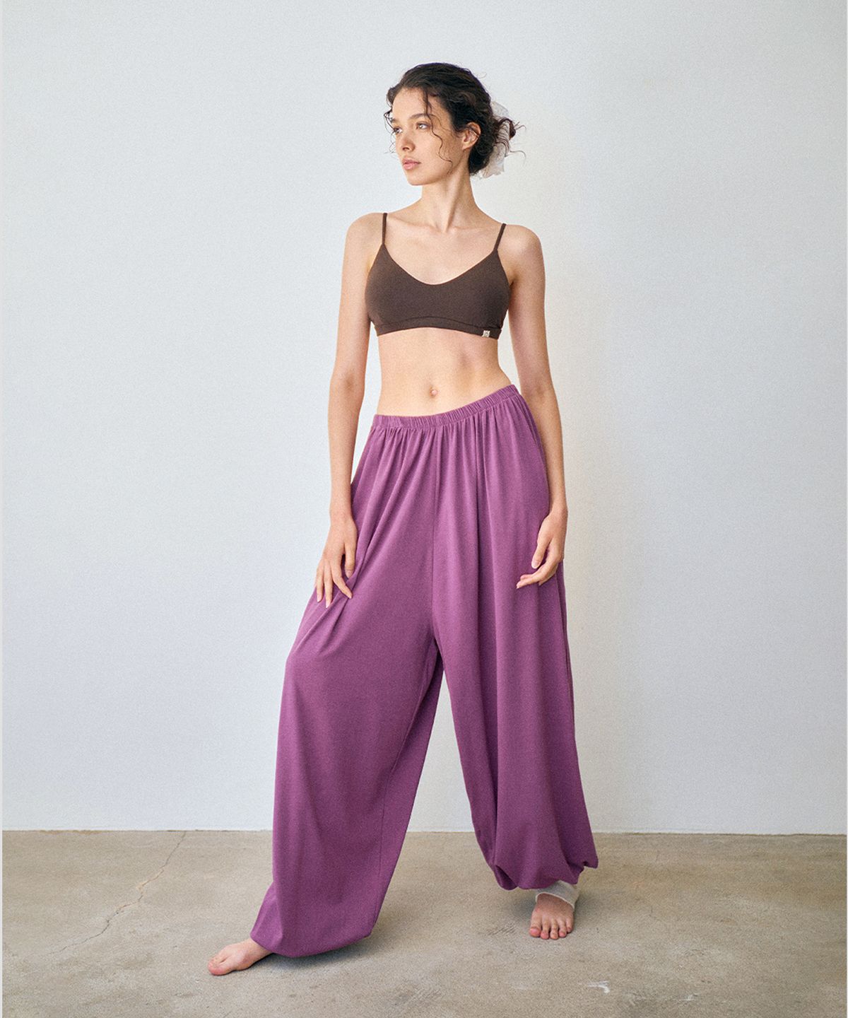 디야니(DHYANI) Lagoon Pants (Violet) [Unisex]