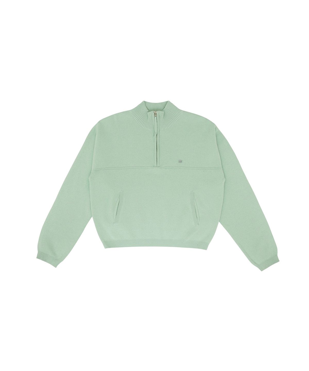 피브비(PIV’VEE) Half Zip-up Knit (pistachio mint)