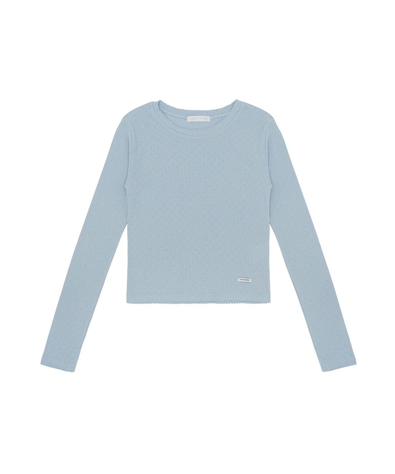 Punching Long Sleeve T-shirt (mist blue)