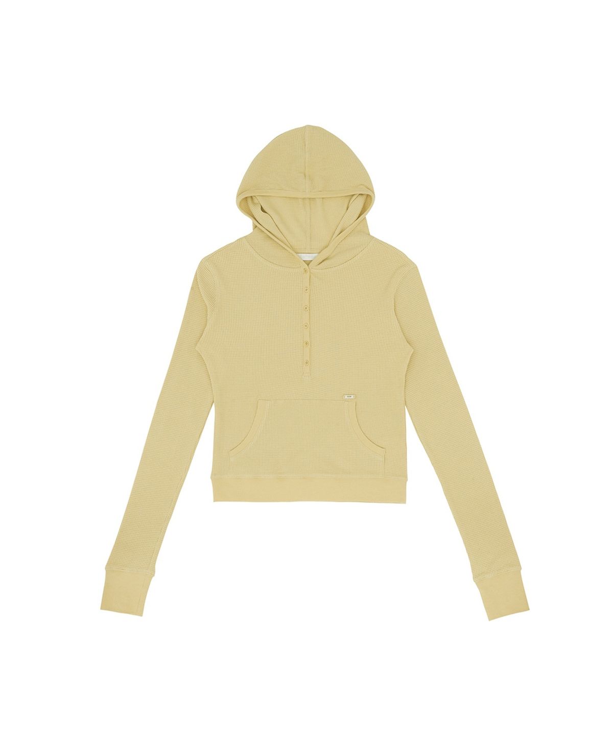 피브비(PIV’VEE) Hooded Long Sleeve Top (mist yellow)