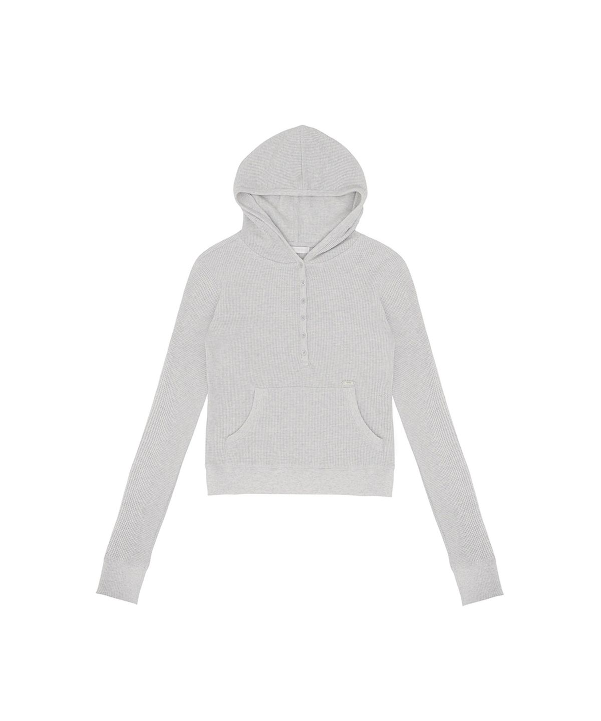 피브비(PIV’VEE) Hooded Long Sleeve Top (oatmeal grey)