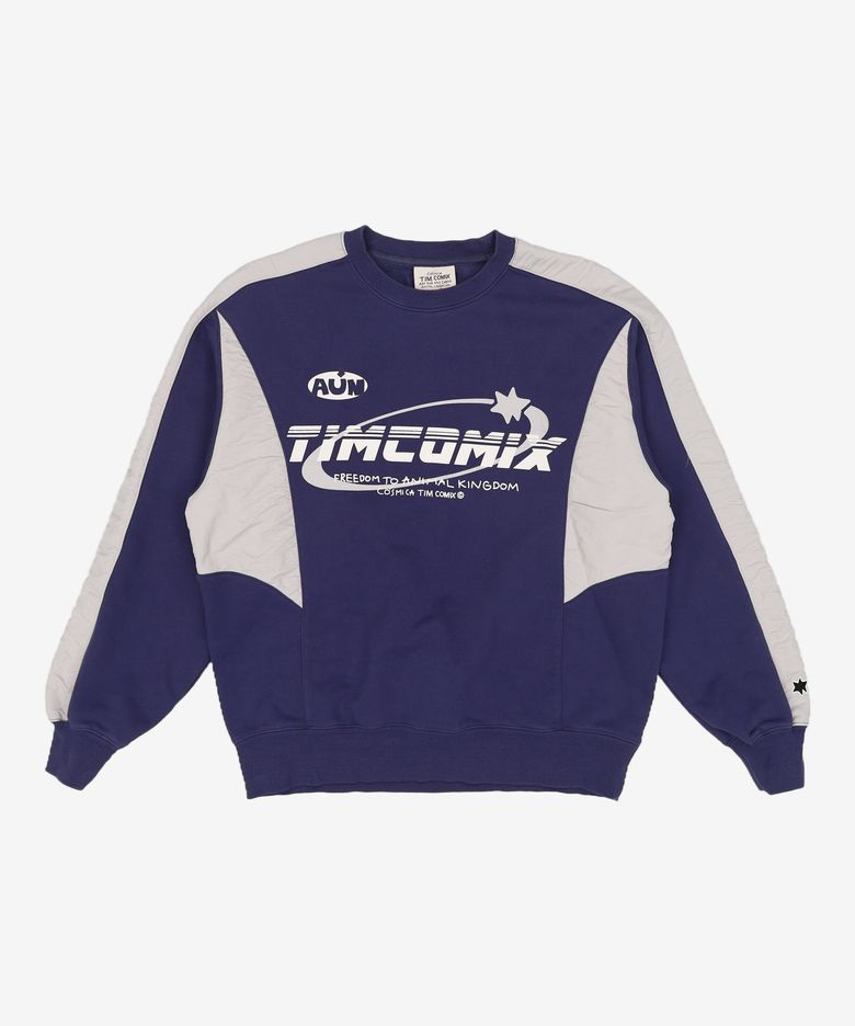 STAR SPORTY CREWNECK NAVY S