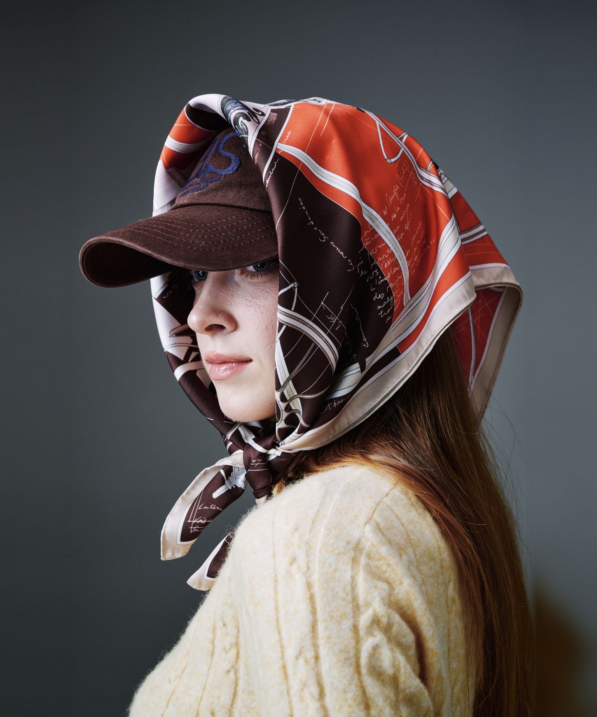 크림골프(KLIMGOLF) Carriage Graphic Scarf 캐리지 그래픽 스카프