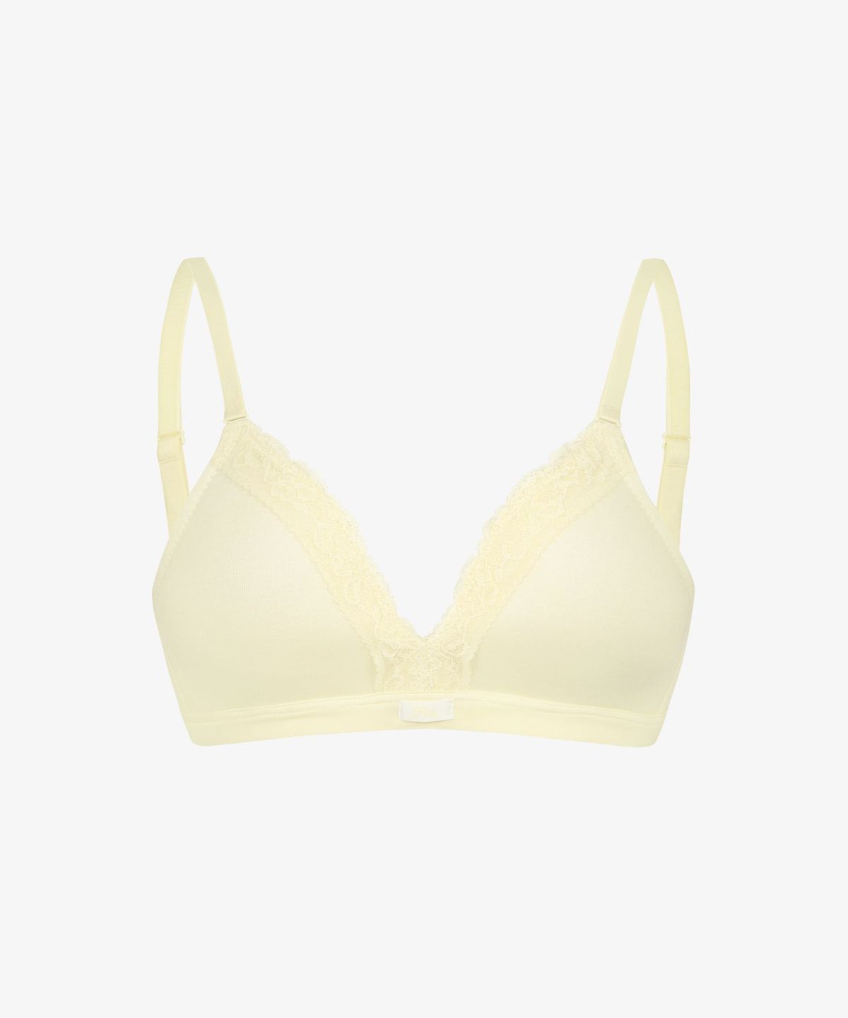 휠라언더웨어(FILA UNDERWEAR) 러버스 노와이어 브라 Lemon Color