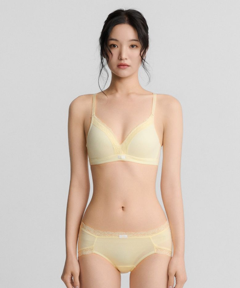 러버스 노와이어 브라 Lemon Color