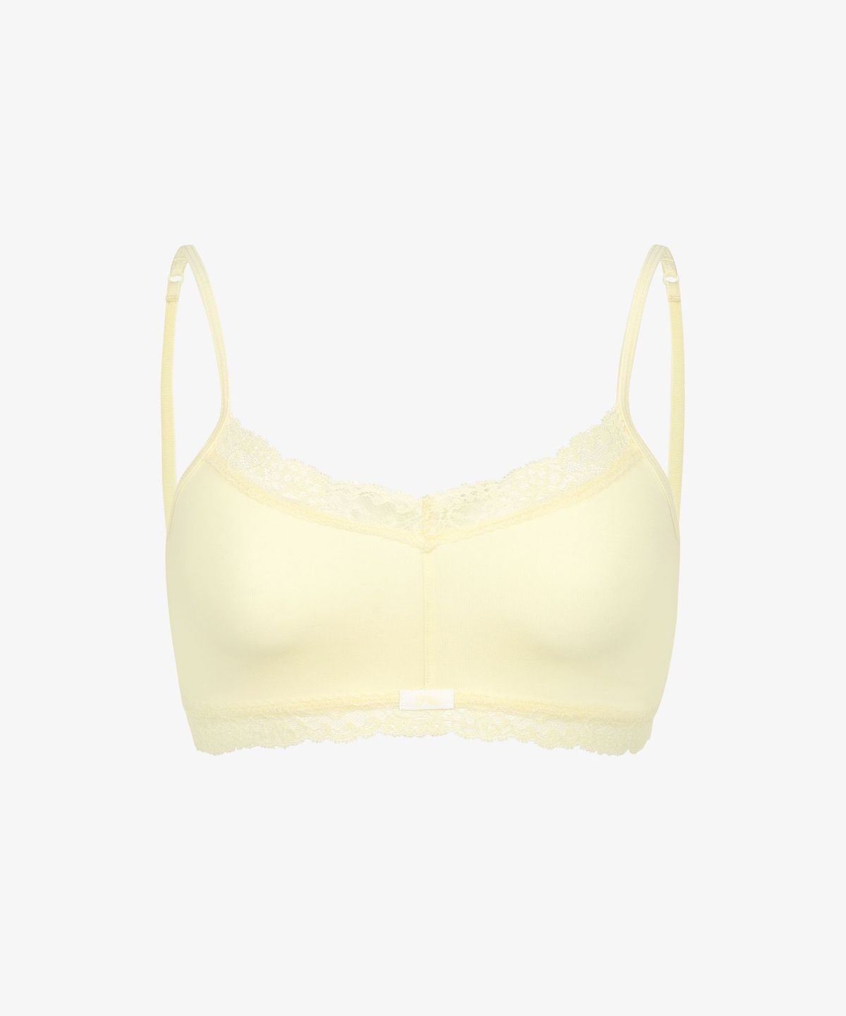 휠라언더웨어(FILA UNDERWEAR) 러버스 스쿱넥 브라 Lemon Color