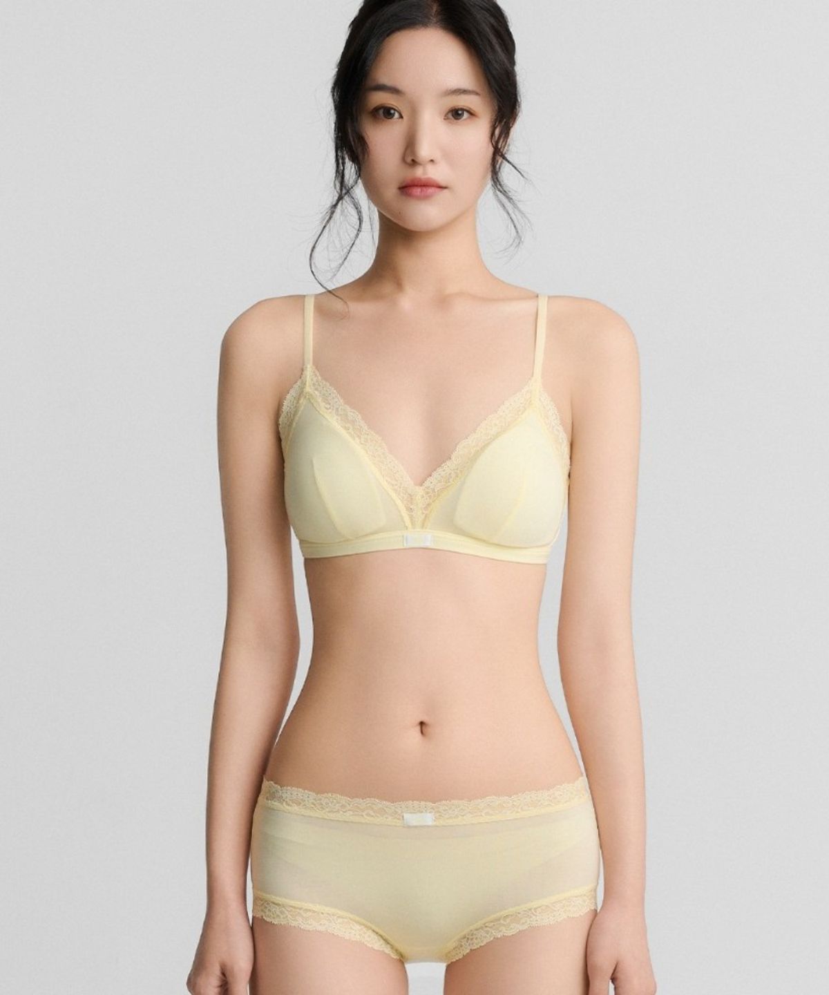휠라언더웨어(FILA UNDERWEAR) 러버스 트라이앵글 브라 Lemon Color