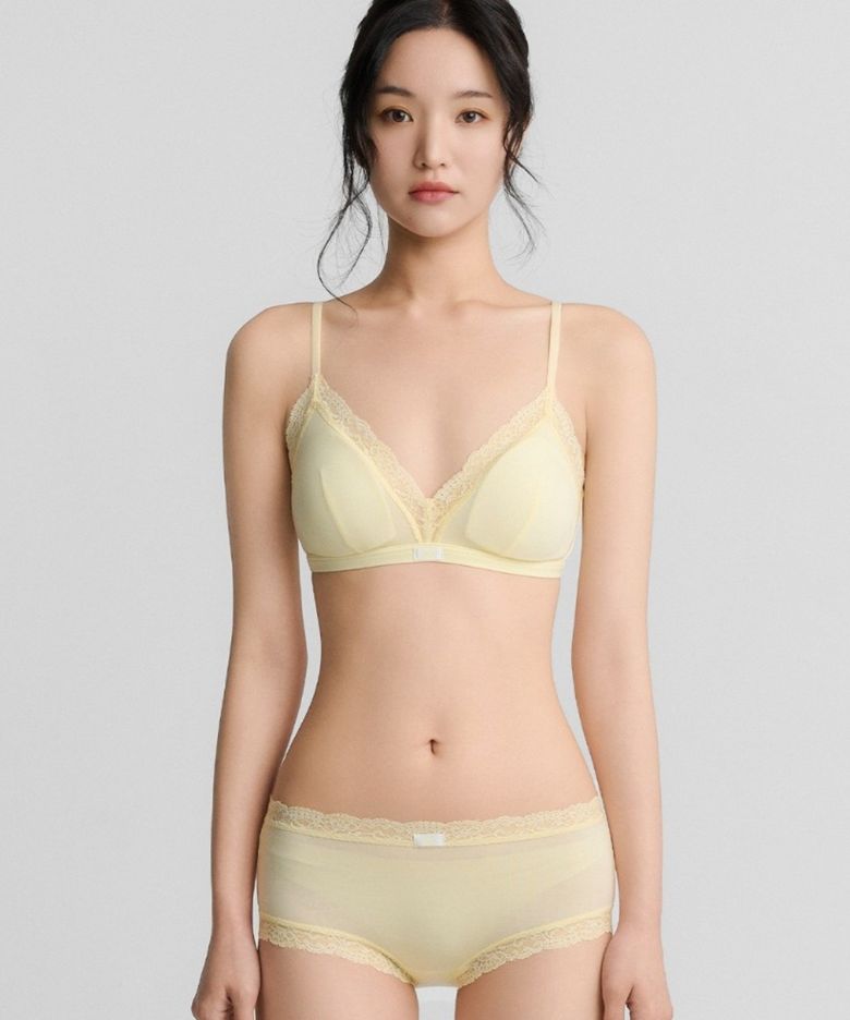 러버스 트라이앵글 브라 Lemon Color