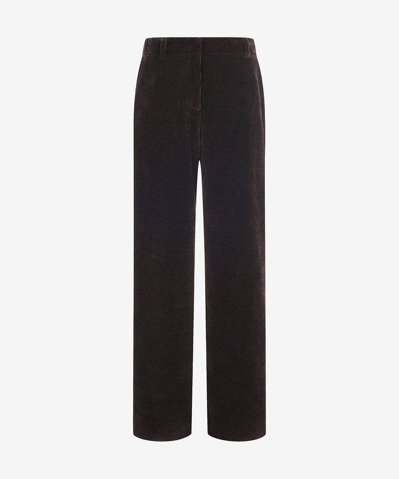 [Women] Chenille Corduroy Full Semi-wide Banding Pants (PPFAX4412)