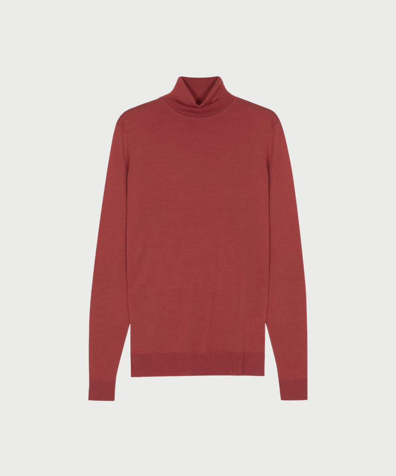 CHERWELL Extra Fine Merino Wool Standard Fit Roll Neck Pullover Heritage-3, 11 Colors