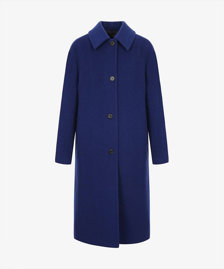 [Women] Wool Blend Balmacaan Coat (PPHAX7406)