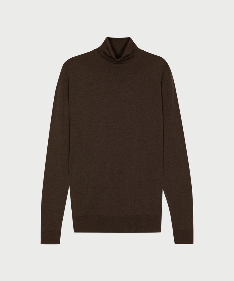 CHERWELL Extra Fine Merino Wool Standard Fit Roll Neck Pullover Heritage-4, 11 Colors