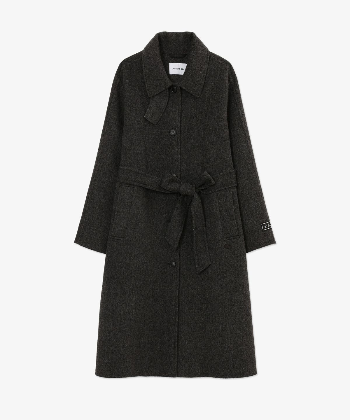 라코스테(LACOSTE) 여성 롱기장 발마칸 핸드메이드 코트 BF607E-56N 050