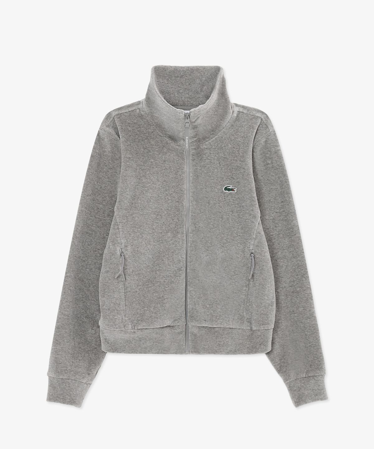 라코스테(LACOSTE) 여성 벨루어 풀집업 스웻셔츠 SF961E-56N CCA