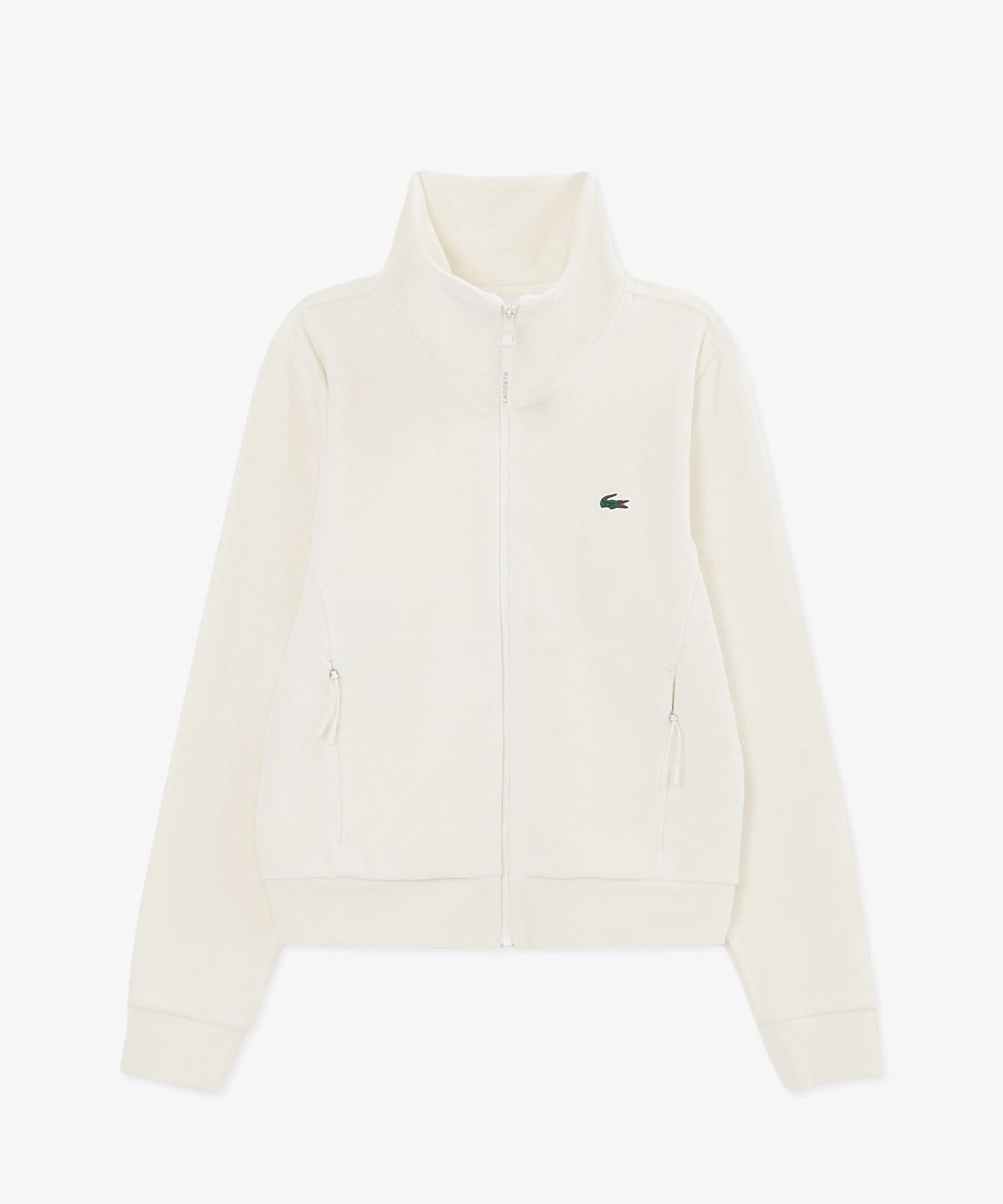 라코스테(LACOSTE) 여성 벨루어 풀집업 스웻셔츠 SF961E-56N 70V