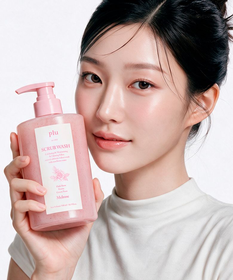 비타글로우 수분광채 스크럽 바디워시 멜로즈 500ml