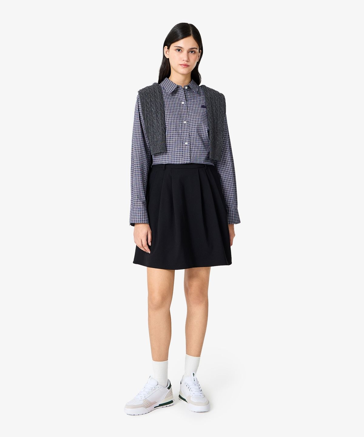 라코스테(LACOSTE) 여성 플리츠 스커트 JF410E-56N 031