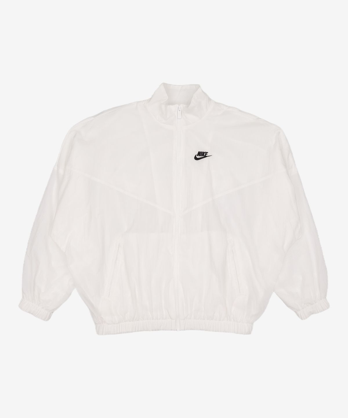 나이키(NIKE) 스포츠웨어 에센셜 윈드러너 우븐 재킷 W - 화이트:블랙 / DM6186-100 S