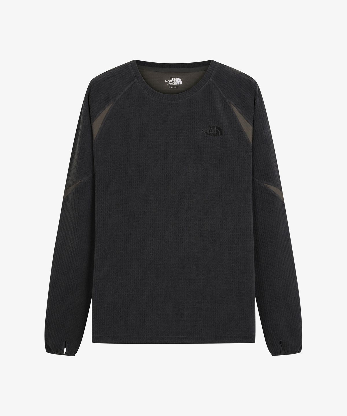 노스페이스(THE NORTH FACE) NT7TS57J 노드 긴팔 티셔츠 DARK CHARCOAL