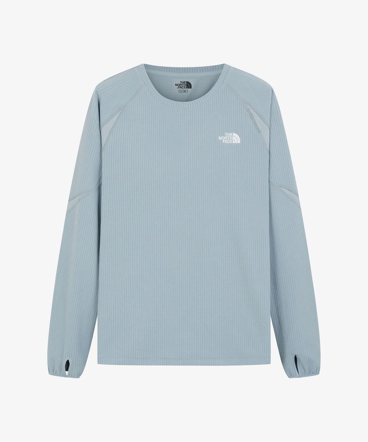 노스페이스(THE NORTH FACE) NT7TS57L 노드 긴팔 티셔츠 GRAYISH BLUE