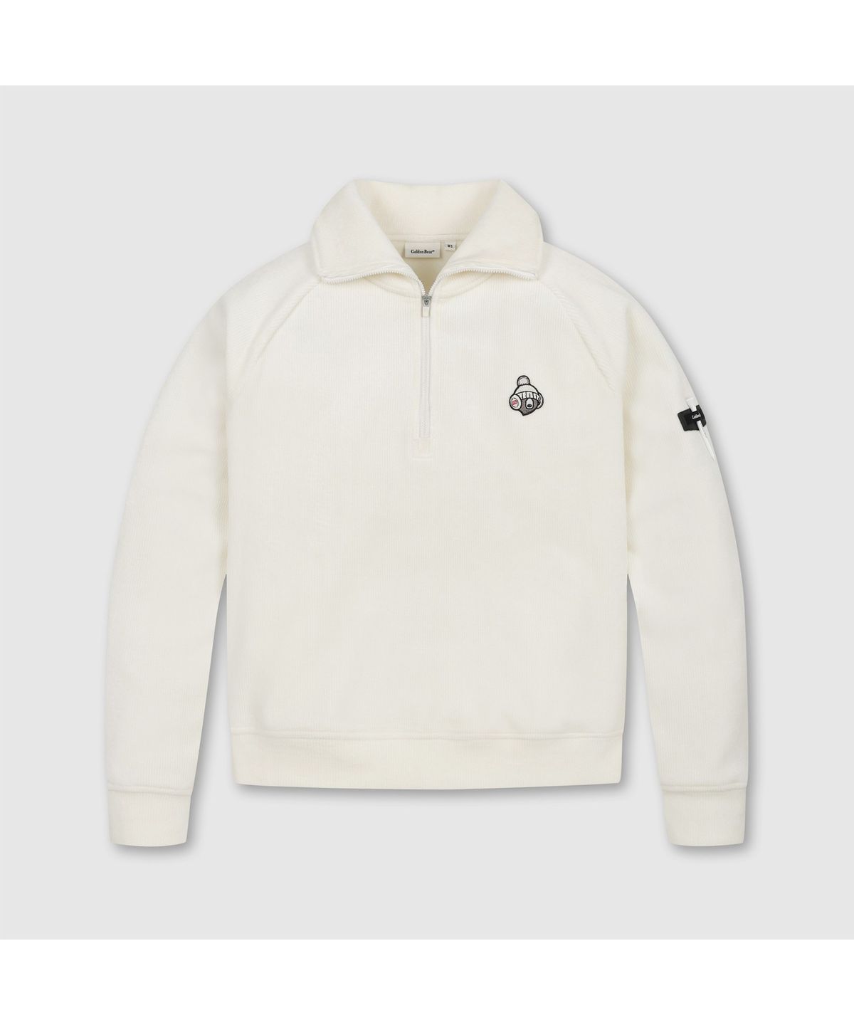 골든베어(GOLDEN BEAR) (여성) Velour Raglan Half Zip-up (SET UP) G5TAW26203IVX
