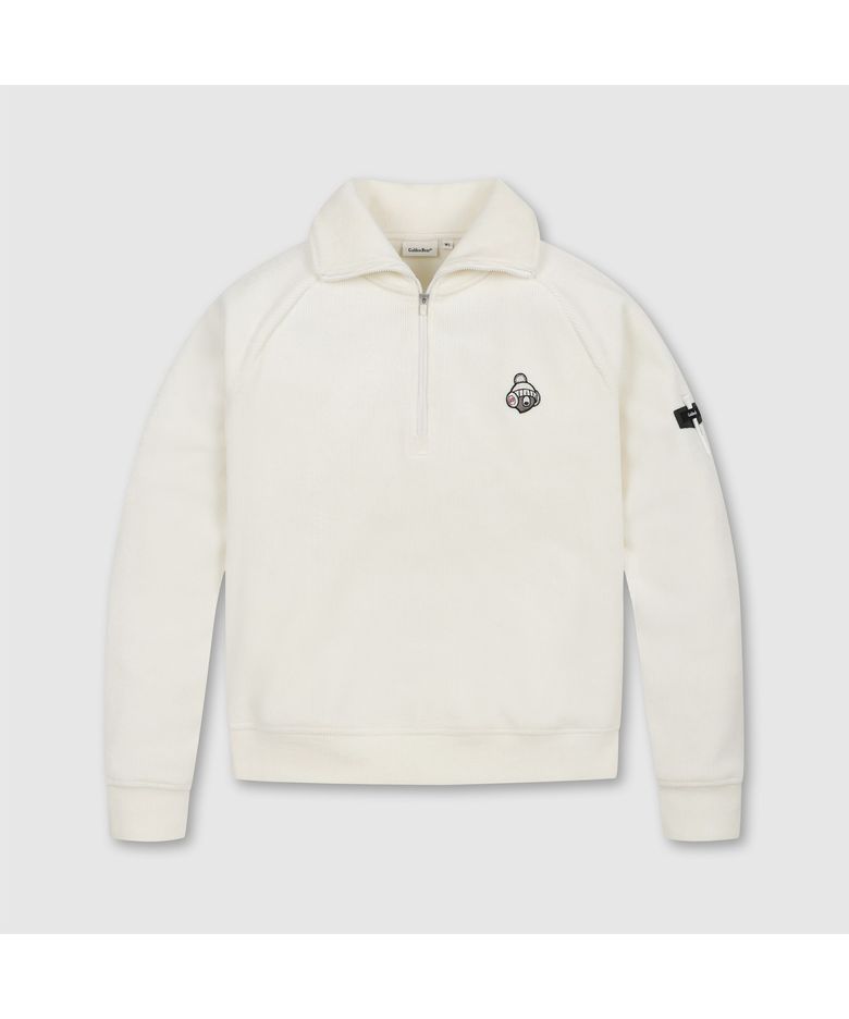 (여성) Velour Raglan Half Zip-up (SET UP) G5TAW26203IVX