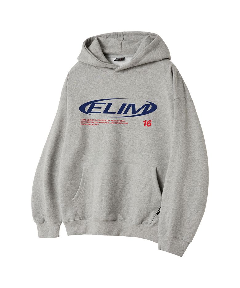 EL 16ELIM 기모 후드티셔츠 2Color