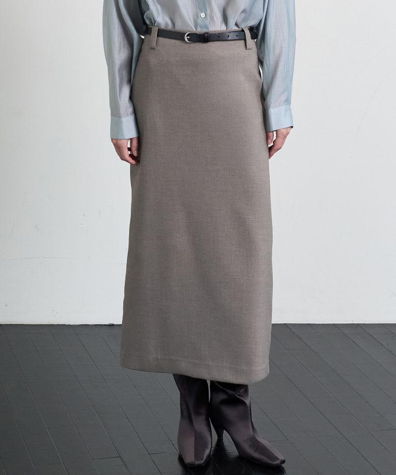 Column Skirt_Beige