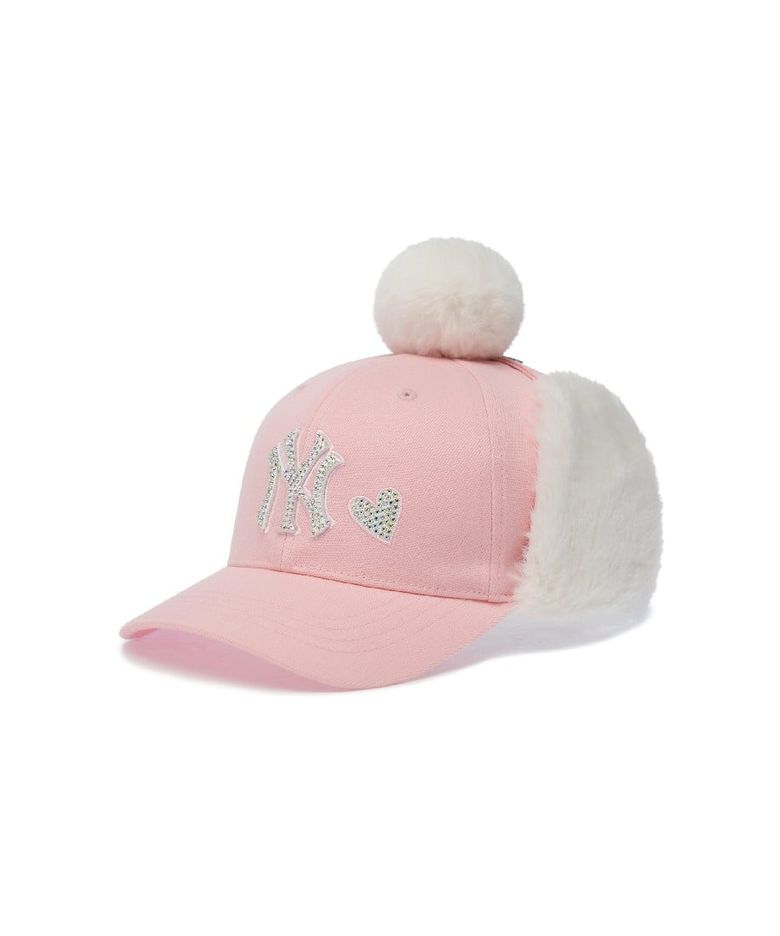 여아 스톤 귀달이캡 NY (L.Pink)