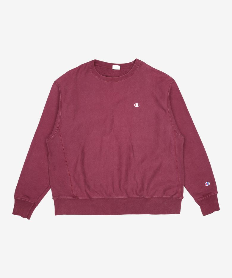 REVERSE WEAVE CREW BLACK XL