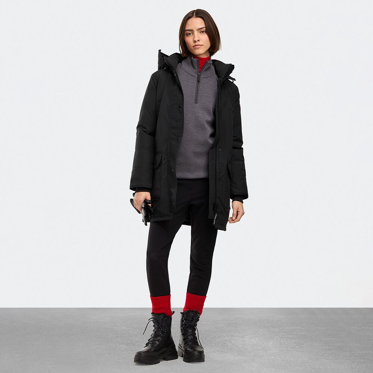 캐나다구스(CANADAGOOSE) 여성 트릴리움 파카(Black)_Q256AWUC08BKB
