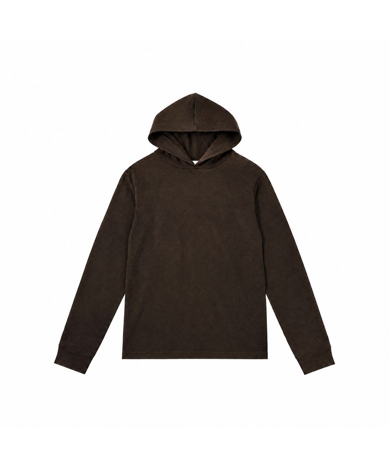 Layered Hood T-shirt (Washed Black)