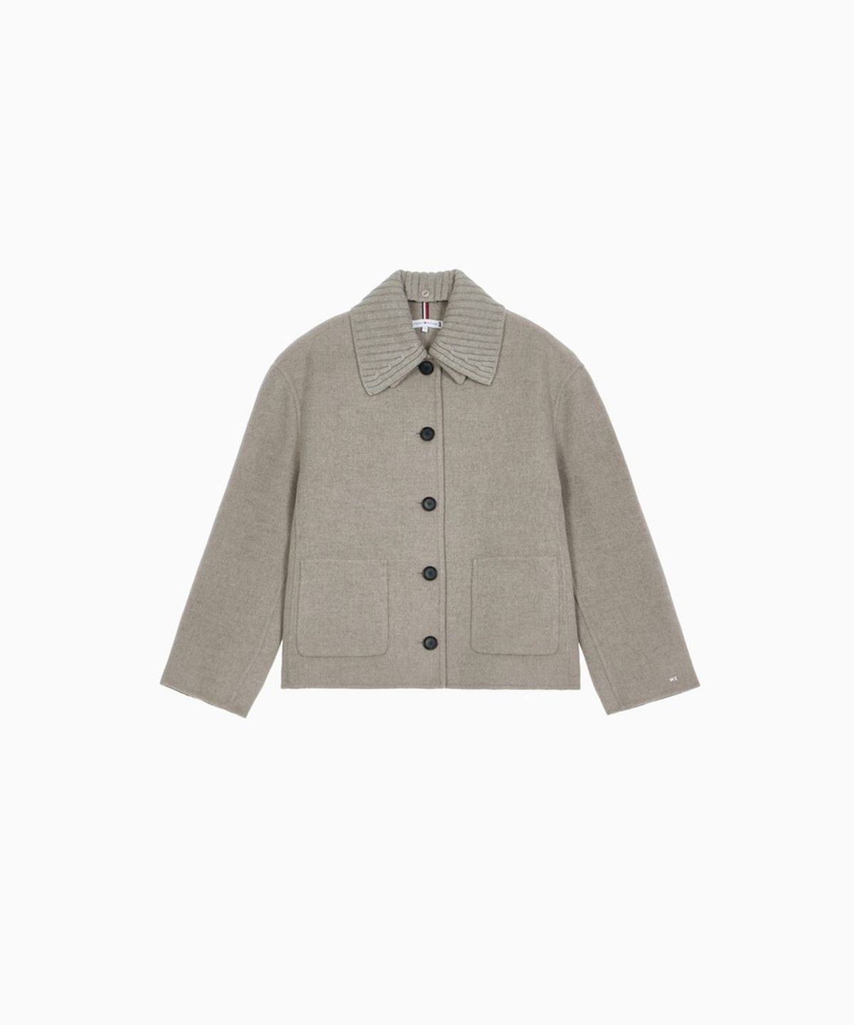 타미힐피거(TOMMY HILFIGER) 혼방 숏 코트 (T22G7WCT205WL1N40)