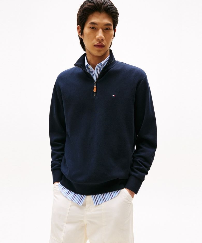 소프트 터치 1/4 집업 스웨트셔츠 (T12G6TPO080MT2DW5)
